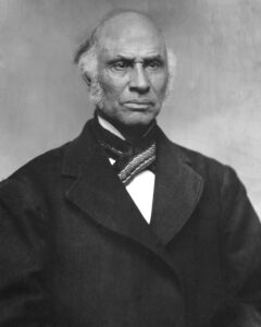 Tinted portrait of Antoine DeSant (c. 1816-1886), who was born at Boa Vista, Cape Verde Islands. DeSant went on whaling voyages out of New London in years 1832-1848,including several voyages aboard the whale ship Tuscarora. He later became a successful businessman in the city. ©Mystic Seaport Museum, 1992.119.1