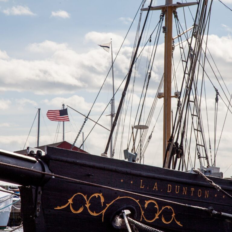 1921 Gloucester Fishing Schooner, L. A. DUNTON