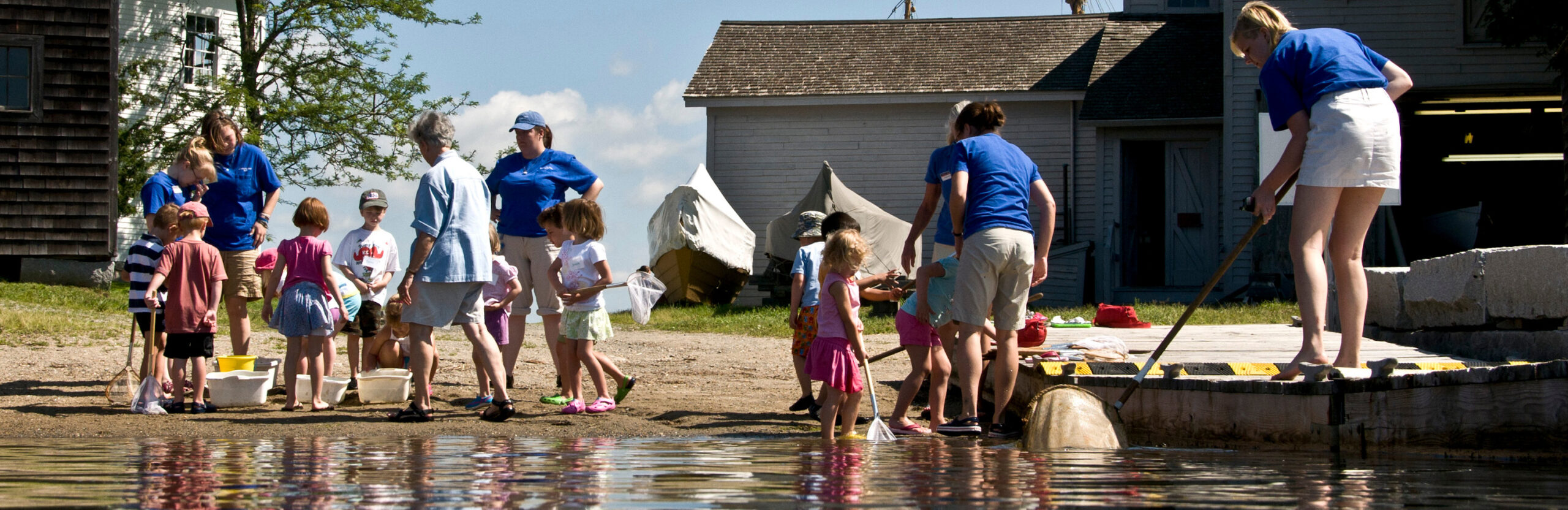 summer camp kids at mystic seaport museum