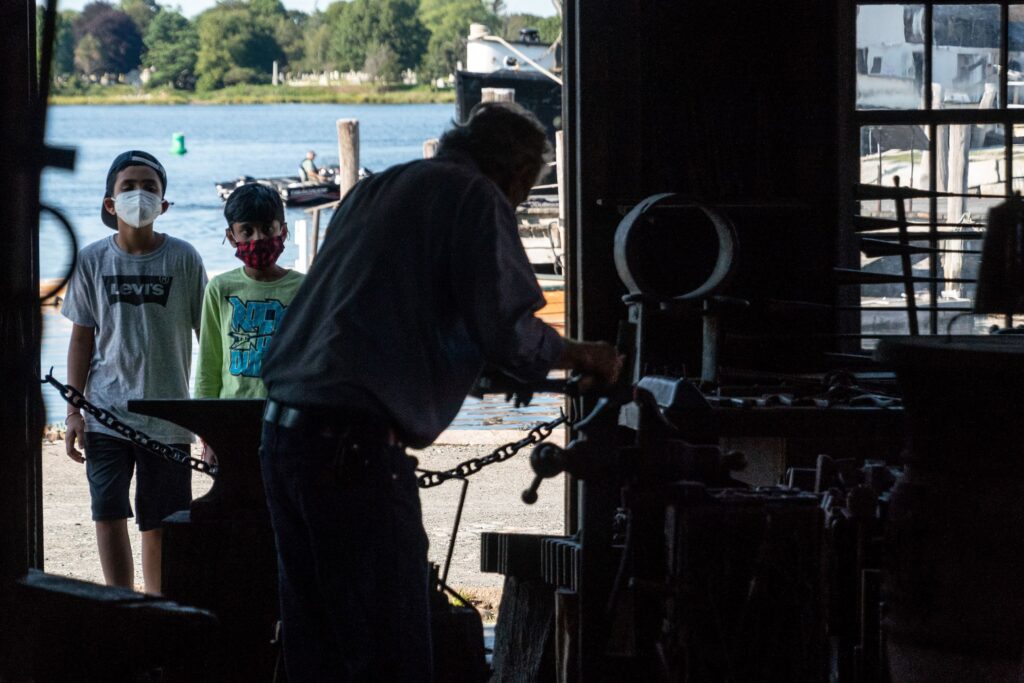 Blacksmithing at the Museum