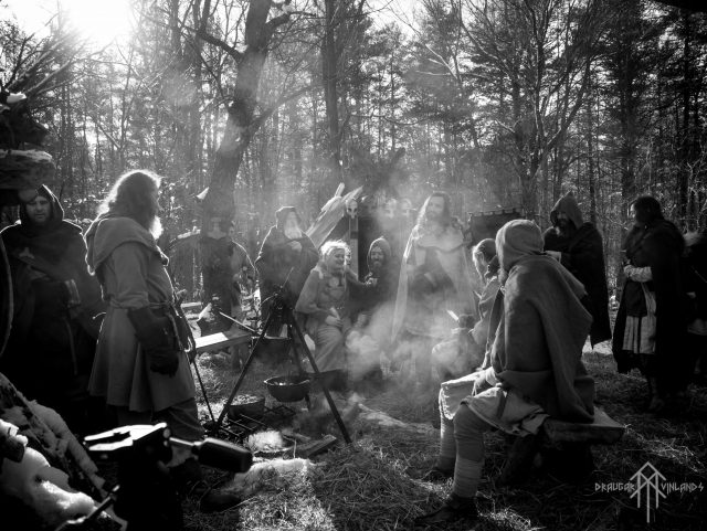Draugar Vinlands is a historical reenactment and living history group based out of Exeter, New Hampshire that is dedicated to the accurate portrayal of combat and culture during viking-age Scandinavia. They will create an encampment on the Museum's Village Green during Viking Days. Photo: Draugar Vinlands