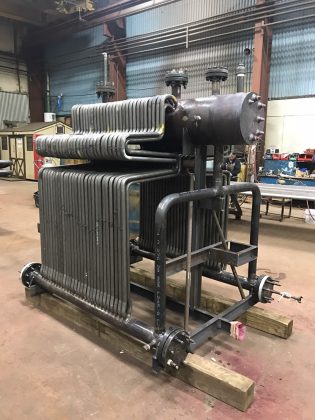 SABINO's new boiler. Photo courtesy Potts Welding.