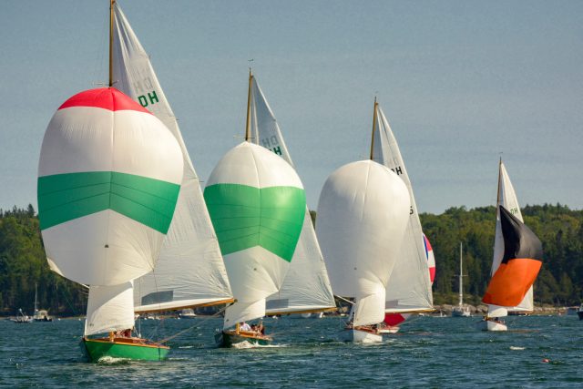 Dark Harbor 20s racing off Islesboro, ME. Photo Credit: Antelo Devereux, Jr.