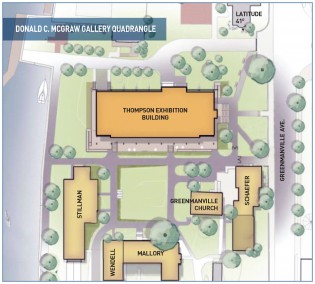The new McGraw Gallery Quadrangle will unite all of the exhibition and gathering spaces on the north end of Mystic Seaport