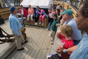 Group of People on the Charles W. Morgan - The Last Wooden Whaleship in the World!
